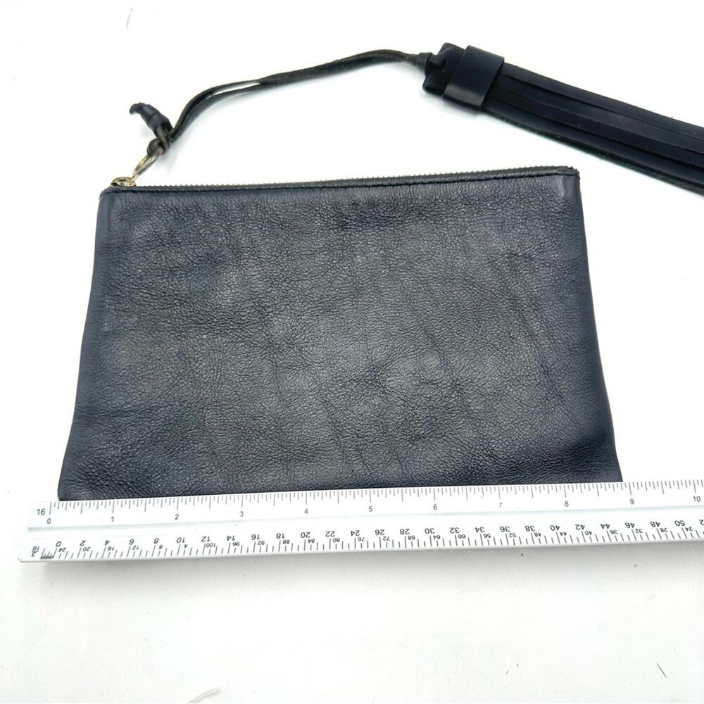 MADEWELL  women's  leather  wristlet clutch coin pouch  zipper closure - Picture 2 of 8